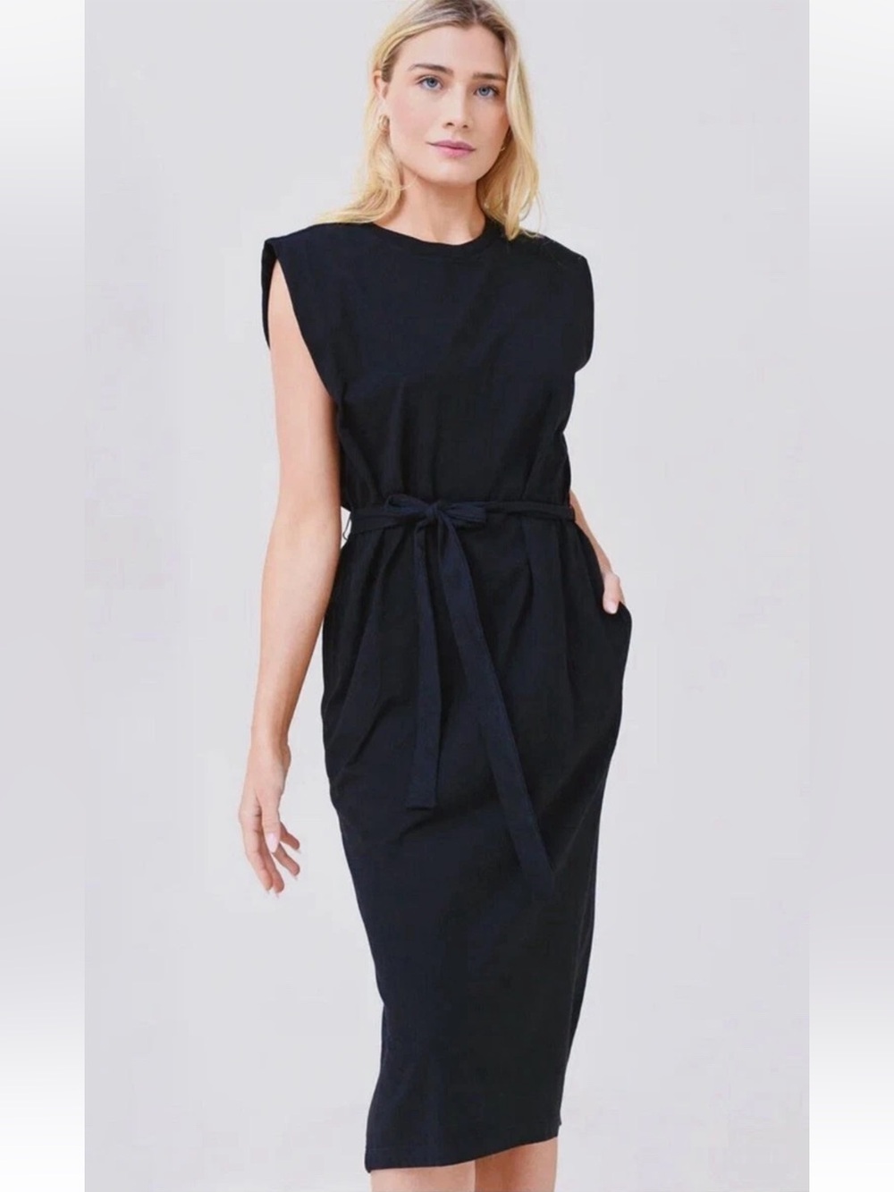 Anthropologie | Velvet by Graham Spence Kenny Midi Dress Size XS Black